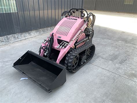 pink skid steer|PINK LTMG Mini Steer Skid Loader With EPA Emission Standards.